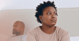 woman becoming distant due to abandonment issues