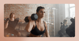 woman exercising as part of a consistent routine
