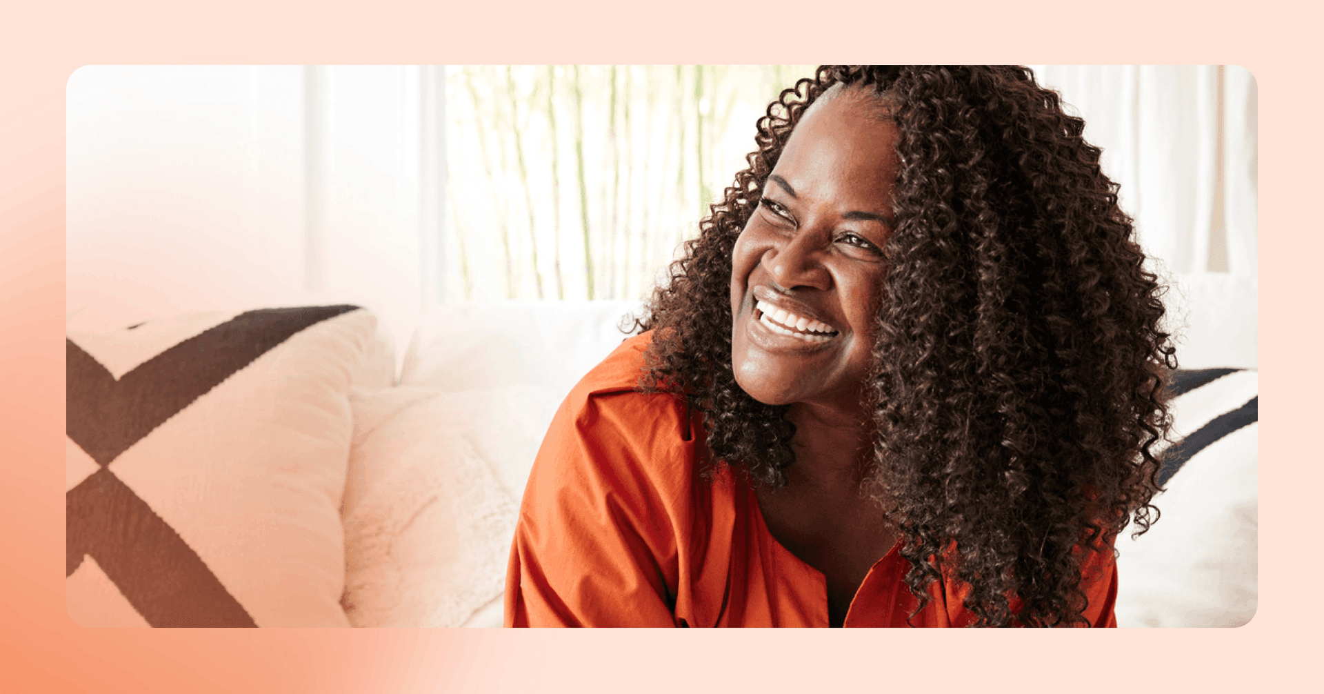 woman feels confident and happy after using self care for her mental health