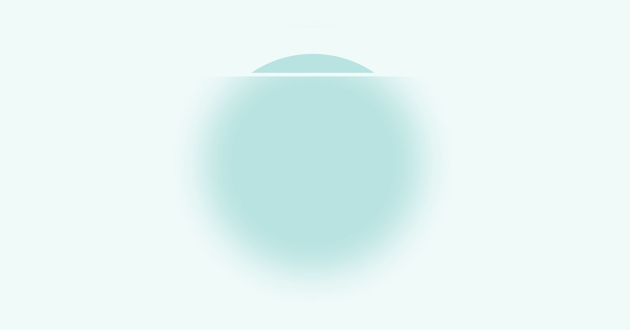 Image shows a blue circle. Almost all the way to the top of the circle is a horizontal white line that goes through the circle. Above the white line, the circle is in sharp focus. Below the white line, the circle is blurry.