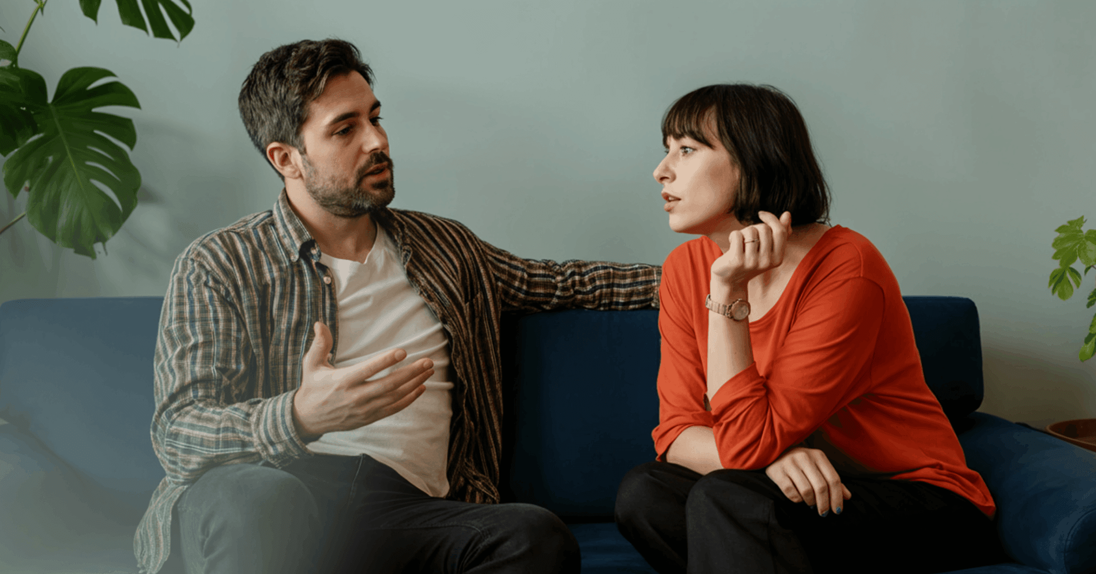 a couple in a trauma bond making excuses for their behavior